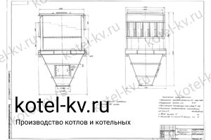 Чертеж циклона ЦБ-25
